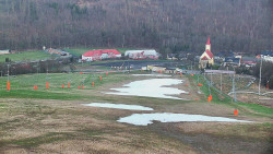 Horní část sjezdovky skiareálu Hlubočky