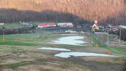 Horní část sjezdovky skiareálu Hlubočky