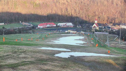 Horní část sjezdovky skiareálu Hlubočky