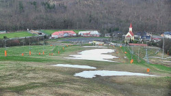 Horní část sjezdovky skiareálu Hlubočky