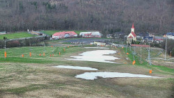 Horní část sjezdovky skiareálu Hlubočky