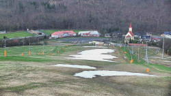 Horní část sjezdovky skiareálu Hlubočky