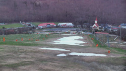 Horní část sjezdovky skiareálu Hlubočky