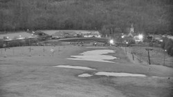 Horní část sjezdovky skiareálu Hlubočky