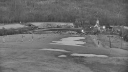 Horní část sjezdovky skiareálu Hlubočky