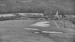 Horní část sjezdovky skiareálu Hlubočky