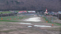 Horní část sjezdovky skiareálu Hlubočky