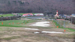 Horní část sjezdovky skiareálu Hlubočky
