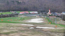Horní část sjezdovky skiareálu Hlubočky