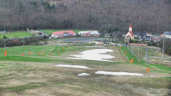 Horní část sjezdovky skiareálu Hlubočky