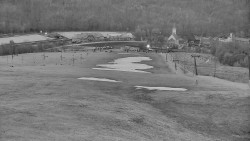 Horní část sjezdovky skiareálu Hlubočky