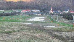 Horní část sjezdovky skiareálu Hlubočky