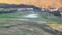 Horní část sjezdovky skiareálu Hlubočky