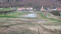 Horní část sjezdovky skiareálu Hlubočky