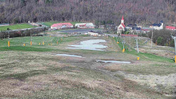 Horní část sjezdovky skiareálu Hlubočky