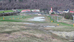 Horní část sjezdovky skiareálu Hlubočky