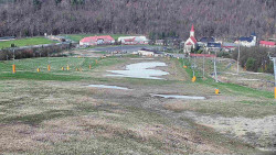 Horní část sjezdovky skiareálu Hlubočky