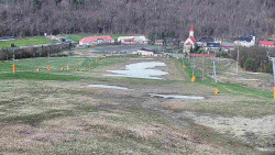 Horní část sjezdovky skiareálu Hlubočky