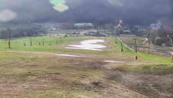 Horní část sjezdovky skiareálu Hlubočky