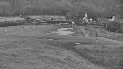 Horní část sjezdovky skiareálu Hlubočky