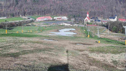 Horní část sjezdovky skiareálu Hlubočky