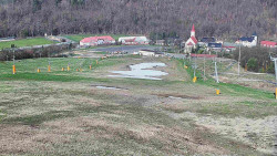 Horní část sjezdovky skiareálu Hlubočky