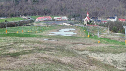 Horní část sjezdovky skiareálu Hlubočky