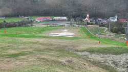 Horní část sjezdovky skiareálu Hlubočky