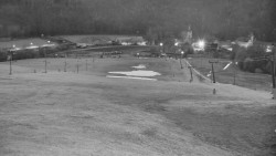 Horní část sjezdovky skiareálu Hlubočky