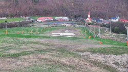 Horní část sjezdovky skiareálu Hlubočky