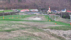 Horní část sjezdovky skiareálu Hlubočky