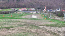 Horní část sjezdovky skiareálu Hlubočky