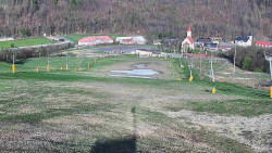 Horní část sjezdovky skiareálu Hlubočky