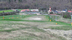 Horní část sjezdovky skiareálu Hlubočky