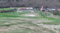 Horní část sjezdovky skiareálu Hlubočky