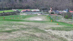 Horní část sjezdovky skiareálu Hlubočky