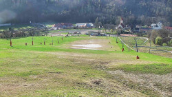 Horní část sjezdovky skiareálu Hlubočky