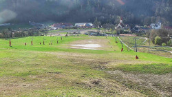 Horní část sjezdovky skiareálu Hlubočky