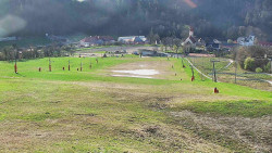 Horní část sjezdovky skiareálu Hlubočky