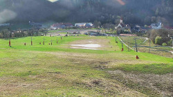 Horní část sjezdovky skiareálu Hlubočky