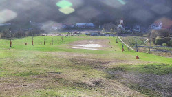 Horní část sjezdovky skiareálu Hlubočky