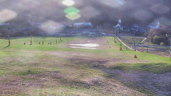 Horní část sjezdovky skiareálu Hlubočky