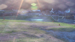 Horní část sjezdovky skiareálu Hlubočky