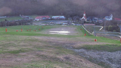 Horní část sjezdovky skiareálu Hlubočky