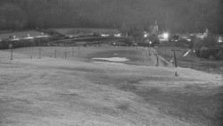 Horní část sjezdovky skiareálu Hlubočky