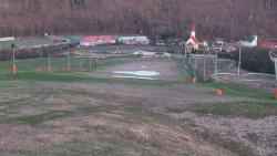 Horní část sjezdovky skiareálu Hlubočky