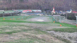 Horní část sjezdovky skiareálu Hlubočky