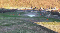 Horní část sjezdovky skiareálu Hlubočky