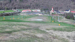 Horní část sjezdovky skiareálu Hlubočky