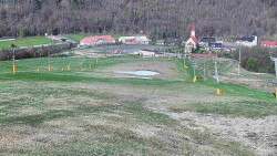 Horní část sjezdovky skiareálu Hlubočky